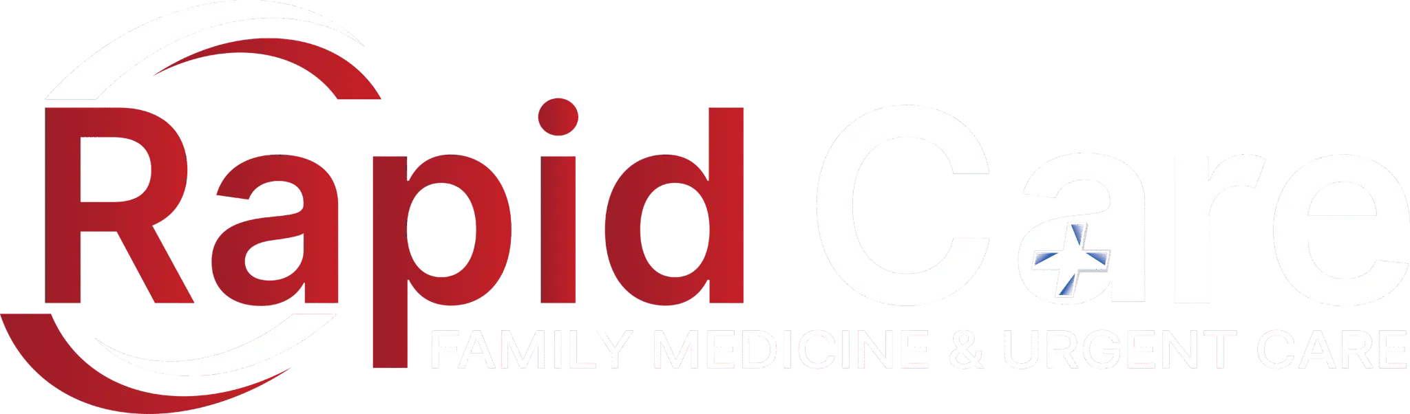 rapid care logo white