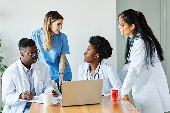 Professional physicians at Rapid Care LLC medical clinic